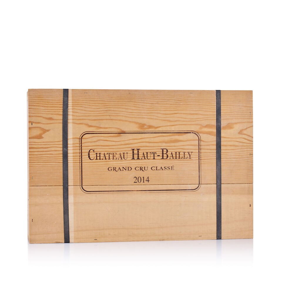 Château Haut-Bailly, Pessac-Léognan, Grand Cru Classé, 2014 (6 x 750ml): Château Haut-Bailly, Pessac-Léognan, Grand Cru Classé, 2014 (6 x 750ml) Region: Bordeaux Packaging: original wooden case Miscellaneous: banded, not open This lot is subject to the follo