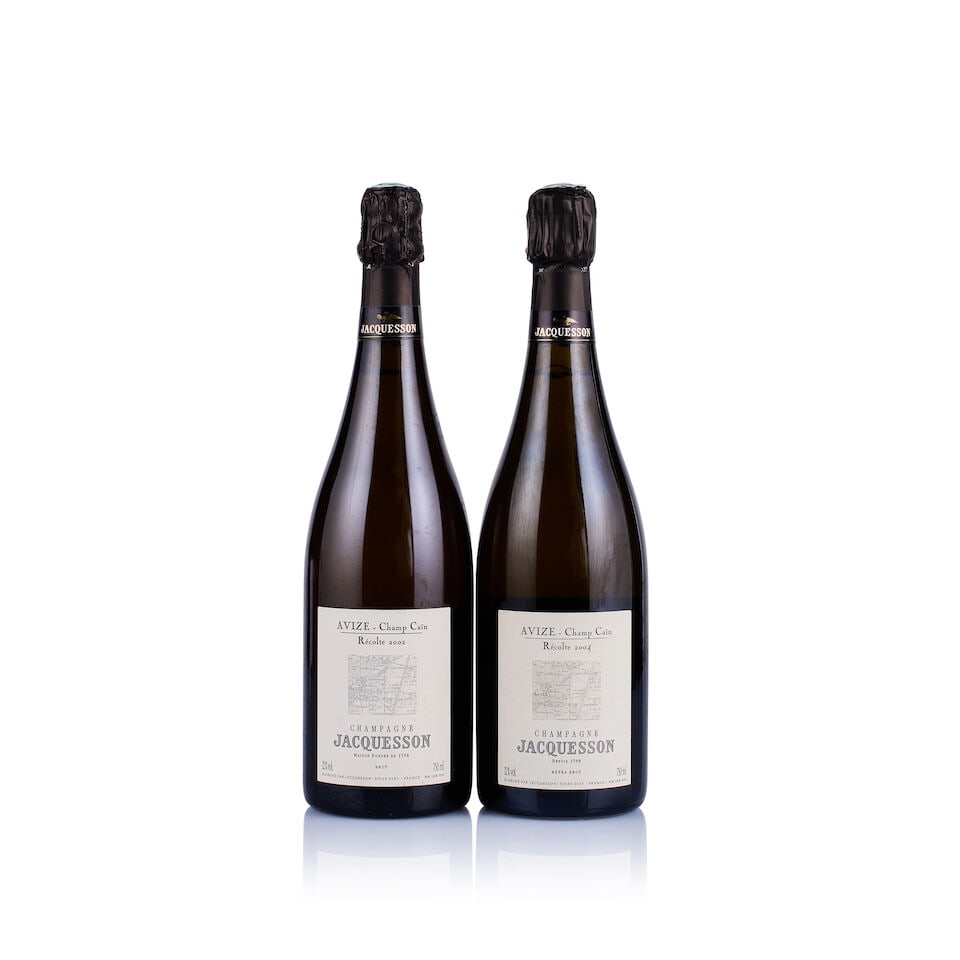 Champagne Jacquesson, Avize, Champ Caïn, 2002 & 2004 (2 x 750ml) - 2
