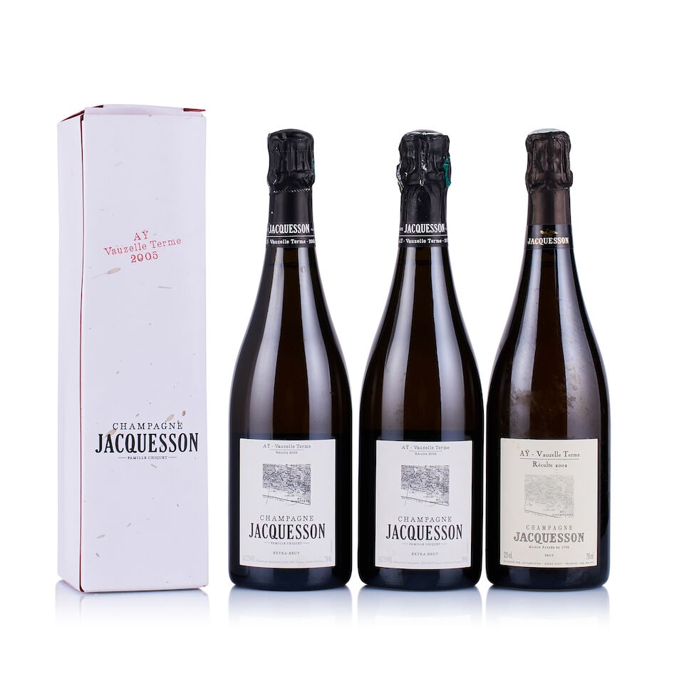 Champagne Jacquesson, Aÿ, Vauzelle Terme, 2002 & 2005 (4 x 750ml) - 2