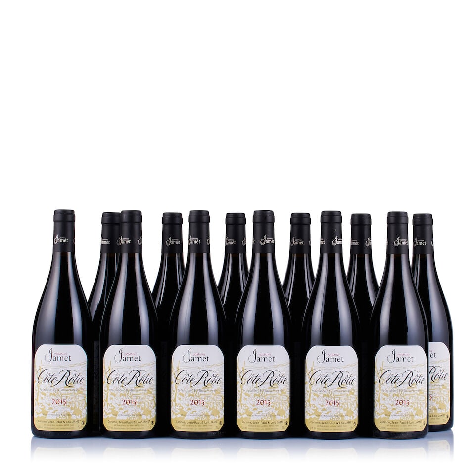 Domaine Jamet, Côte-Rôtie, 2015 (12 x 750ml): Domaine Jamet, Côte-Rôtie, 2015 (12 x 750ml) Region: Rhone Valley Fill Level: excellent Capsule: ok Cork: ok Label: good appearance Packaging: neutral carton This lot is subject to the