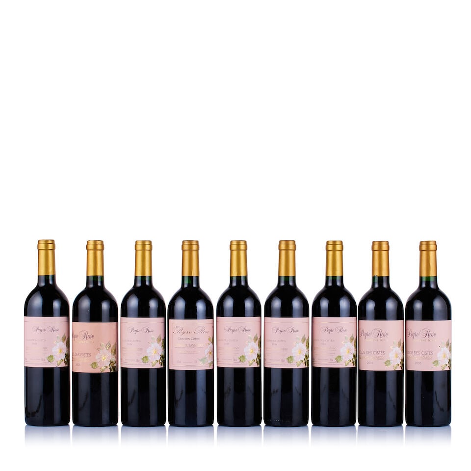 Peyre Rose, Clos des Cistes, 2002, 2004 & 2005 (9 x 750ml): Peyre Rose, Clos des Cistes, 2002 (1 x 750ml) Region: Languedoc Fill Level: into neck Capsule: ok Cork: ok Label: lightly stained Peyre Rose, Clos des Cistes, 2004 (5 x 750ml) Region: