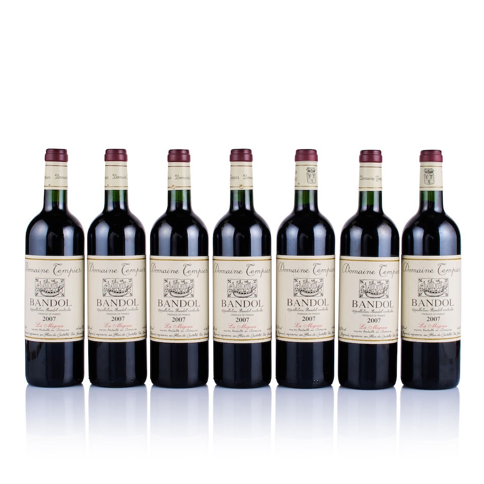 Domaine Tempier, Bandol, La Migoua, 2007 (7 x 750ml): Domaine Tempier, Bandol, La Migoua, 2007 (7 x 750ml) Region: Provence Fill Level: into neck Capsule: ok Cork: ok Label: 2x marked, 5x good appearance Packaging: 2x neutral cartons For further