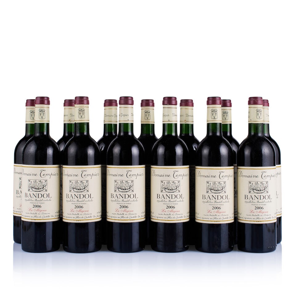 Domaine Tempier, Bandol, La Migoua, 2006 (13 x 750ml): Domaine Tempier, Bandol, La Migoua, 2006 (13 x 750ml) Region: Provence Fill Level: into neck Capsule: ok Cork: ok Label: 5x lightly bin-soiled, 3x marked, 5x good appearance Packaging: 3x neutral cart