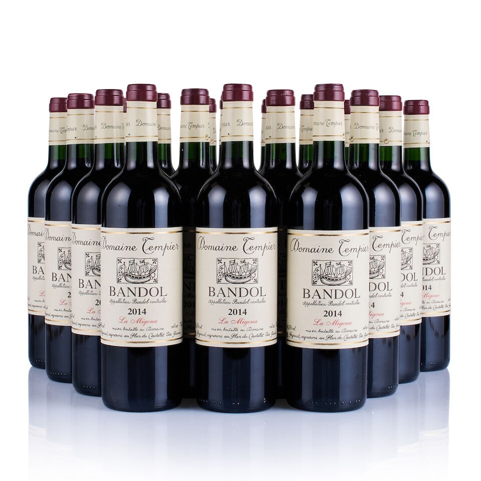 Domaine Tempier, Bandol, La Migoua, 2014 (18 x 750ml): Domaine Tempier, Bandol, La Migoua, 2014 (18 x 750ml) Region: Provence Fill Level: into neck Capsule: ok Cork: ok Label: good appearance Packaging: 3x neutral cartons For further information on this