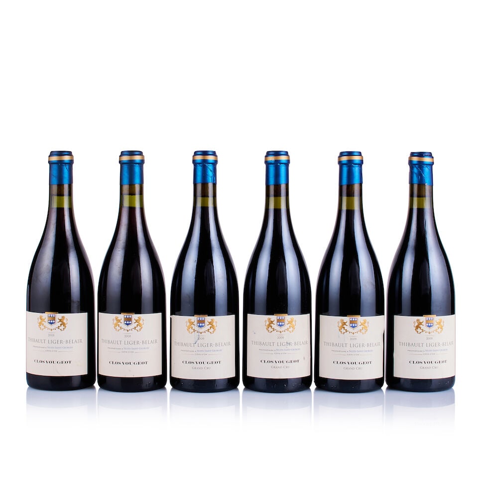 Thibault Liger-Belair, Clos Vougeot Grand Cru, 2008 & 2009 (11 x 750ml) - 2