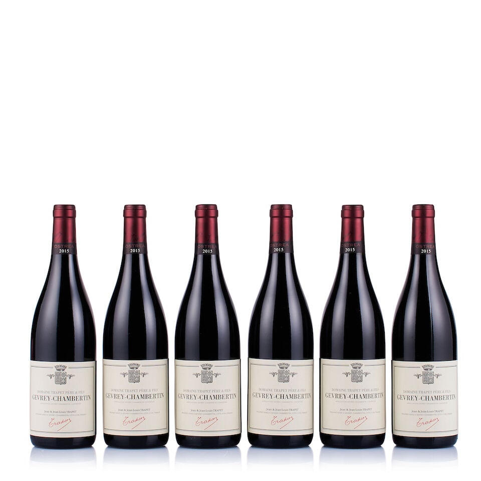 Domaine Trapet Père & Fils, Gevrey-Chambertin, Ostrea, 2015 (6 x 750ml): Domaine Trapet Père & Fils, Gevrey-Chambertin, Ostrea, 2015 (6 x 750ml) Region: Burgundy Fill Level: good Capsule: ok Cork: ok Label: excellent appearance Packaging: original carton For further