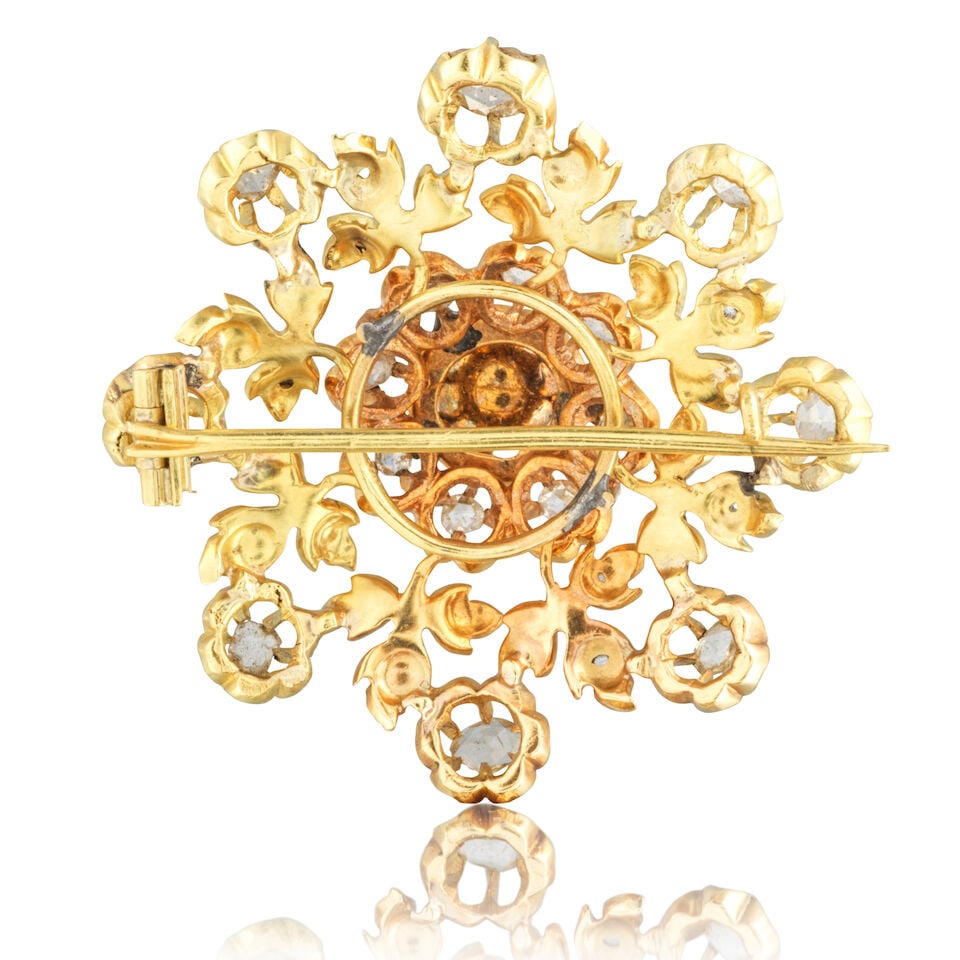 DIAMOND BROOCH BROCHE DIAMANTS - 2