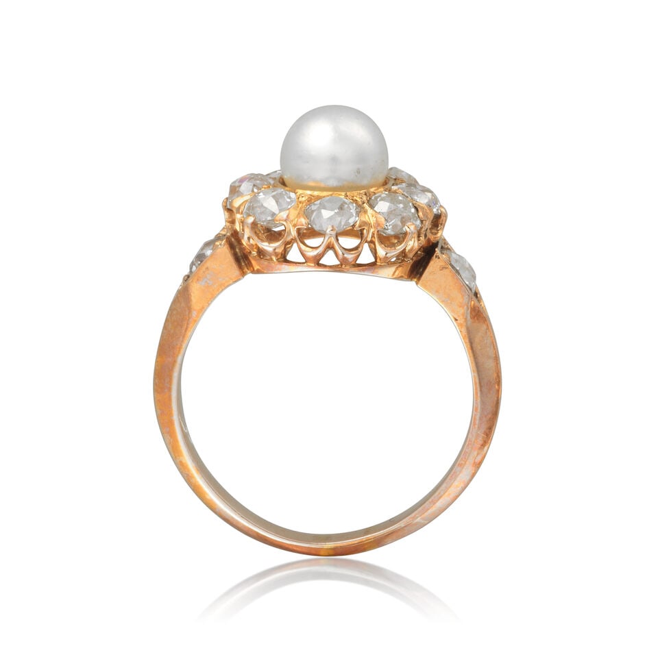 CULTURED PEARL AND DIAMOND DEMI PARURE DEMI-PARURE PERLES DE CULTURE ET DIAMANTS - 3