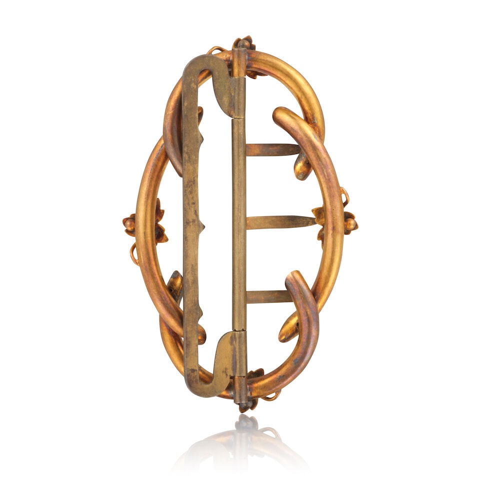 GOLD BELT BUCKLE BOUCLE DE CEINTURE EN OR - 2