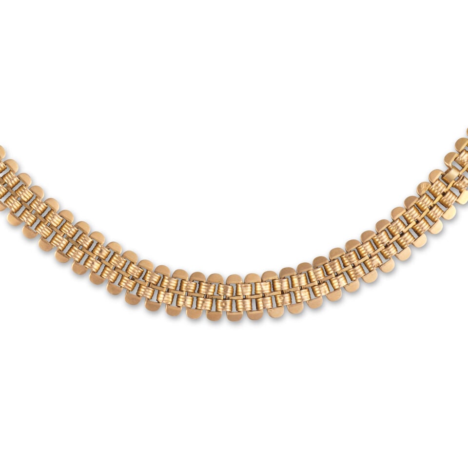 TWO GOLD NECKLACES DEUX COLLIERS EN OR - 2