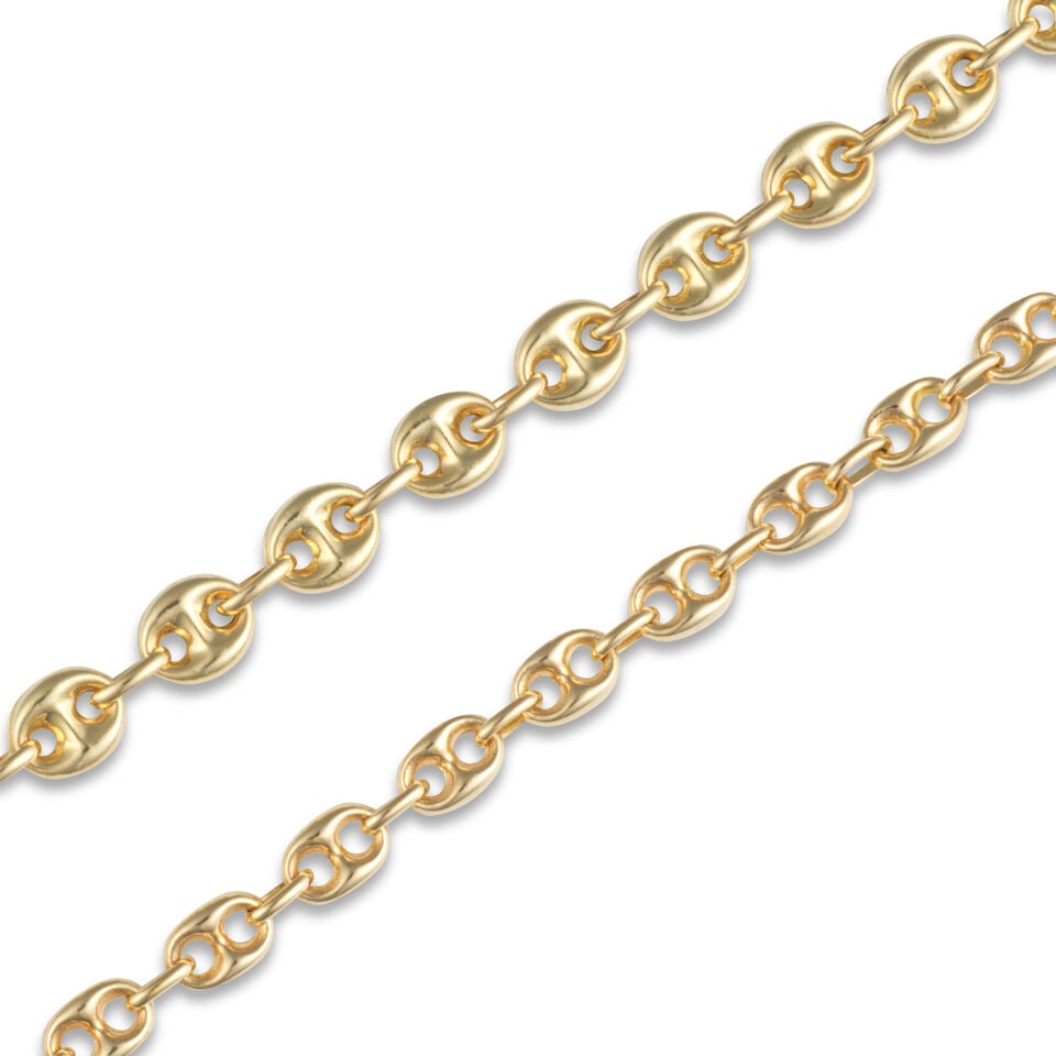 TWO GOLD BRACELETS DEUX BRACELETS EN OR - 2