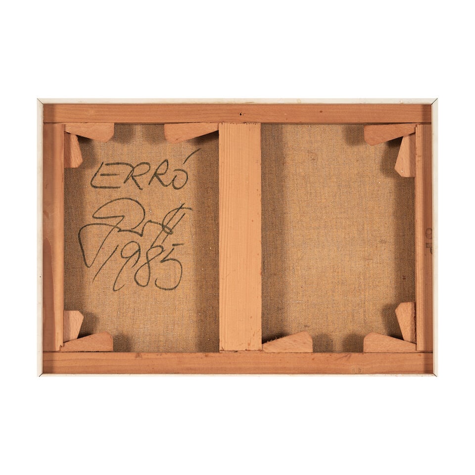 ERRÓ (N. 1932) Sans titre Série Huit paysages 1985 - 2