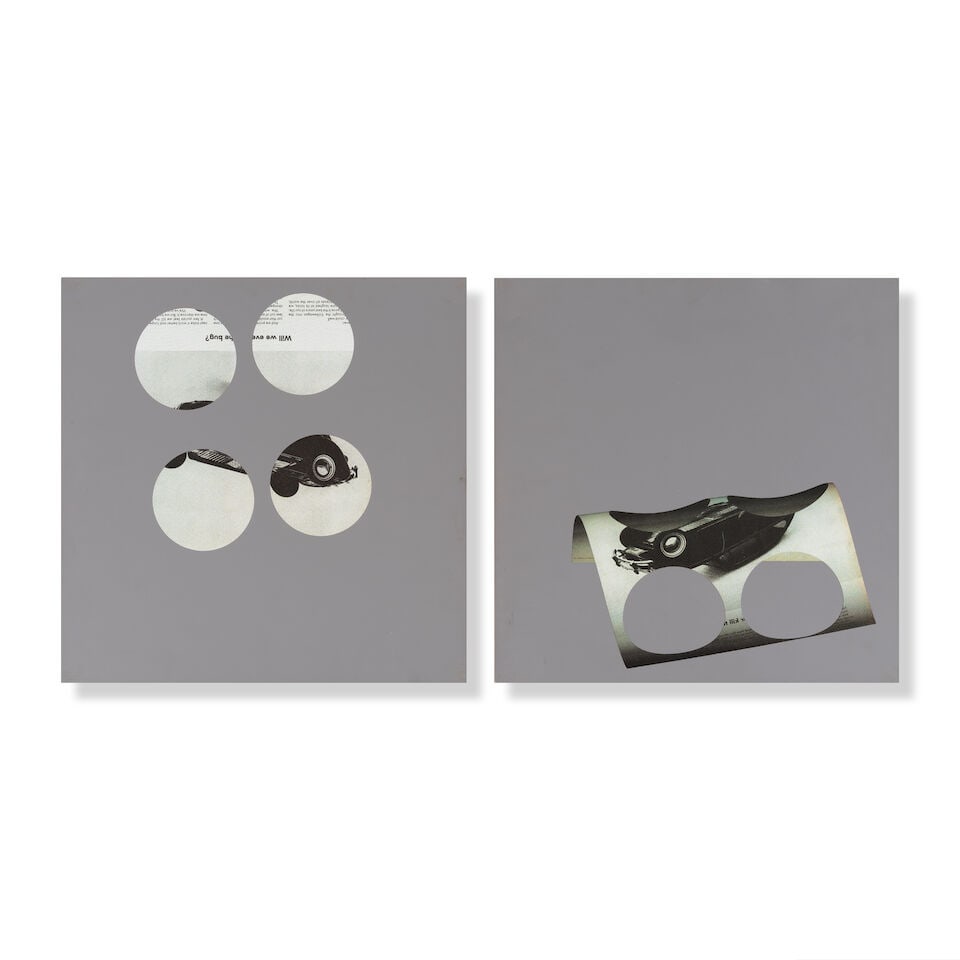 KELLEY WALKER (N. 1969) Untitled (diptyque) 2011 (1 of 2)