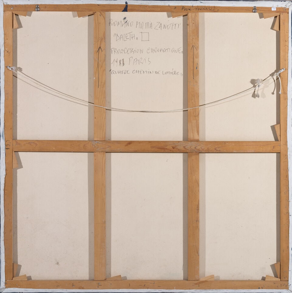 ROMANO ZANOTTI (1934-2019) Daleth 1985 - 2