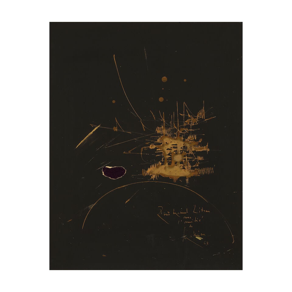 GEORGES MATHIEU (1921-2012) Sans titre 1963 (1 of 2)