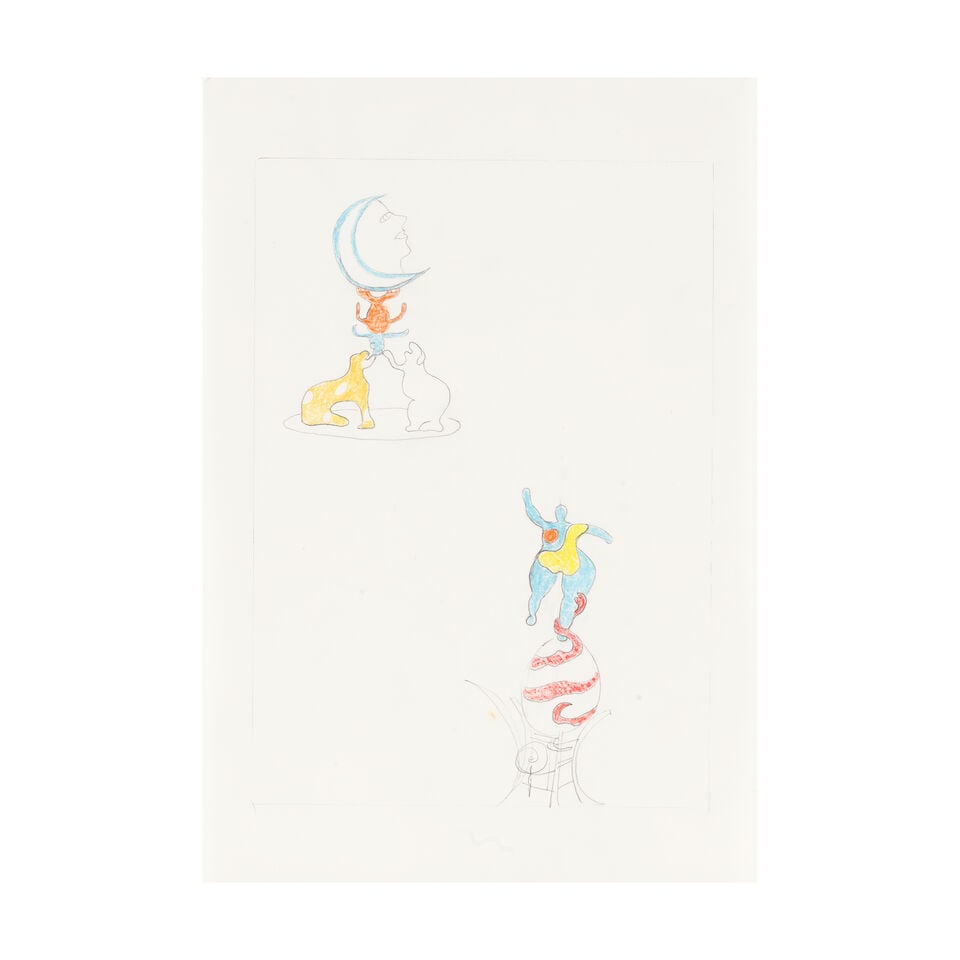 NIKI DE SAINT PHALLE (1930-2002) Sans titre Trois œuvres circa 1985-1990 - 3