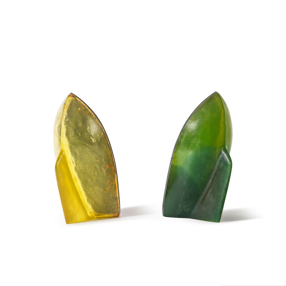 DENNIS OPPENHEIM (1938-2011) Second Generation Image. Iron/Boats (deux éléments) 1987 - 2