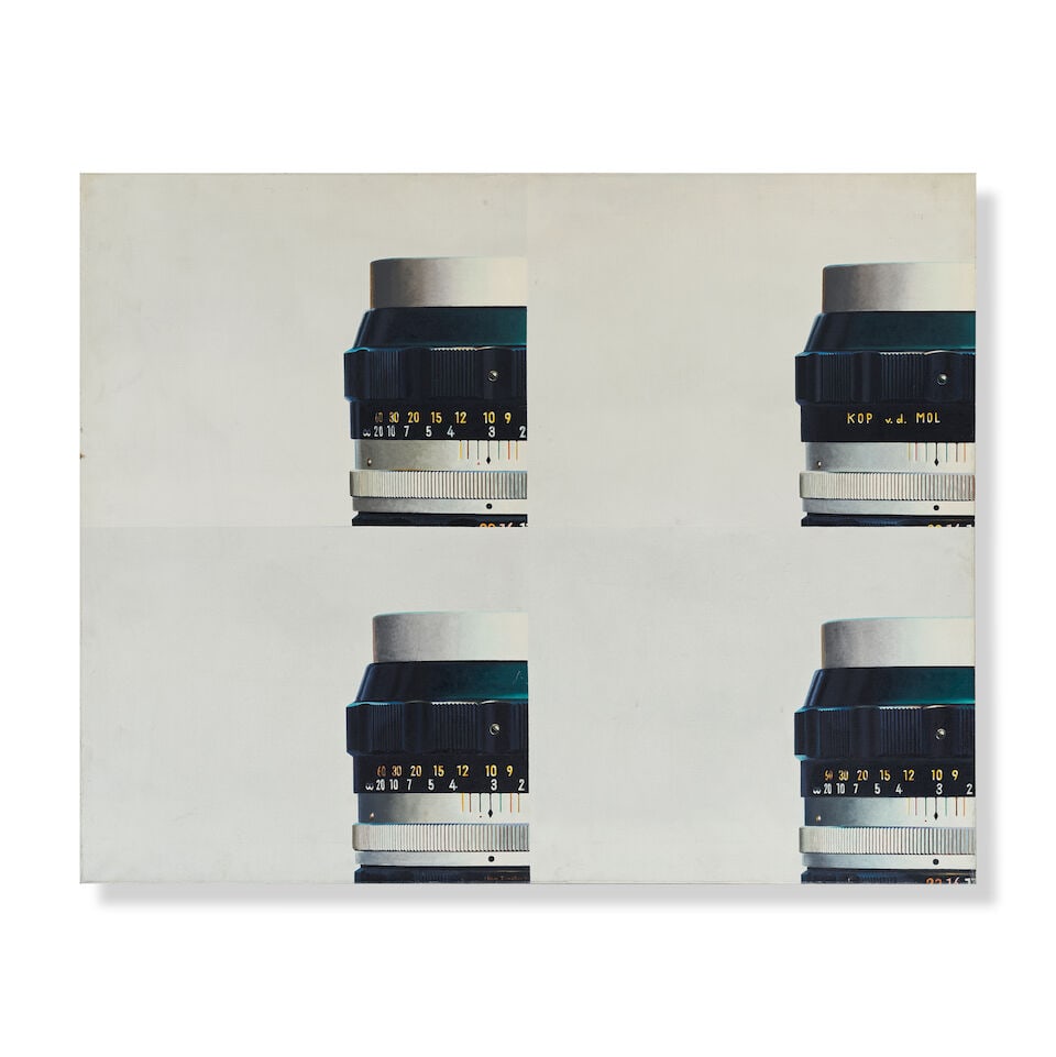 IGNACE VAN ISACKER (N. 1941) De Kop v.d. Mol 1976: IGNACE VAN ISACKER (N. 1941) De Kop v.d. Mol 1976 signé, titré et daté 76 huile sur toile signed, titled and dated 76 oil on canvas 96 x 120 cm. 37 13/16 x 47 1/4