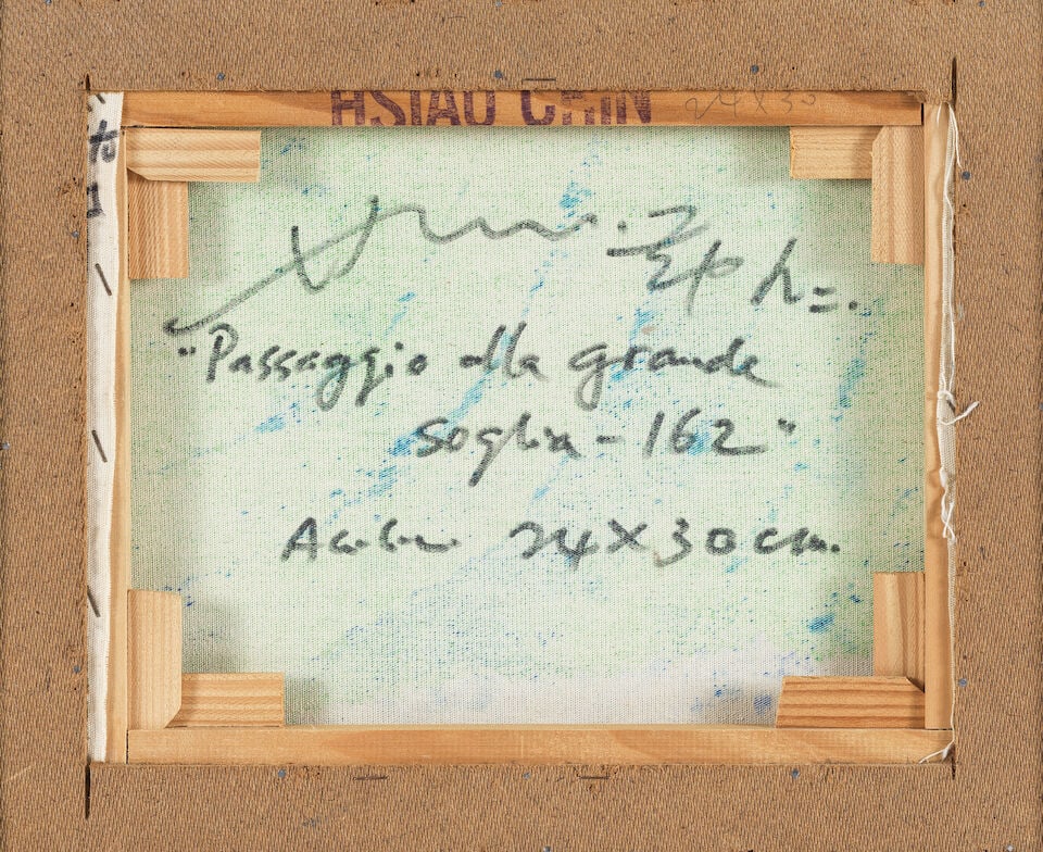 HSIAO CHIN (1935-2023) Passaggio alla grande soglia - 162 1992 - 2