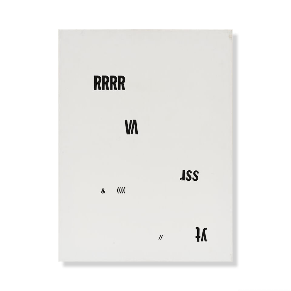 RICHARD ALDRICH (N. 1975) Sans titre (Arrow Up/Arrow Down) 2005 (1 of 2)