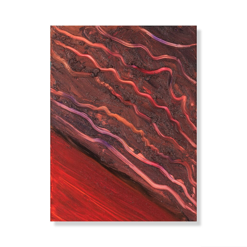 ALTERONCE GUMBY (N. 1985) Redbow 2016: ALTERONCE GUMBY (N. 1985) Redbow 2016 signé et daté 2016 au revers huile sur panneau signed and dated 2016 on the reverse oil on panel 61 x 45.2 cm. 24 x 17 13/16