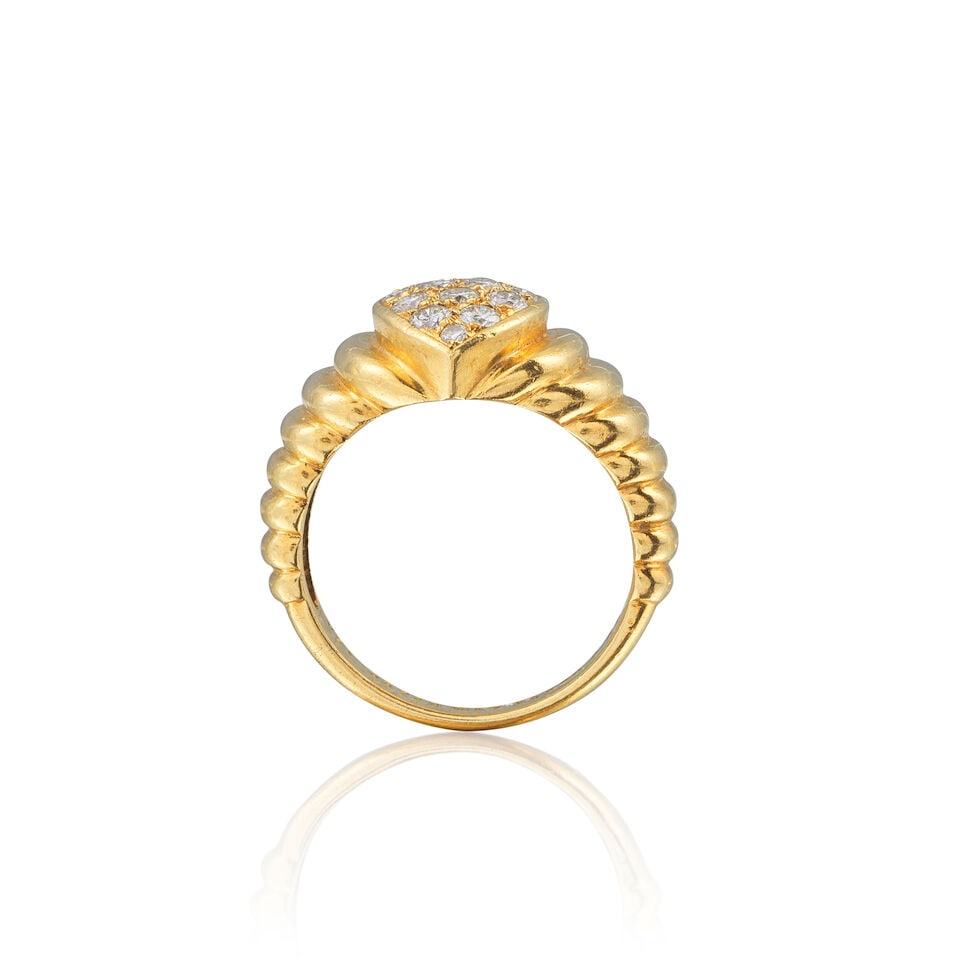 PERY & FILS FOR VAN CLEEF & ARPELS: DIAMOND RING PERY & FILS POUR VAN CLEEF & ARPELS: BAGUE DIAM... - 2