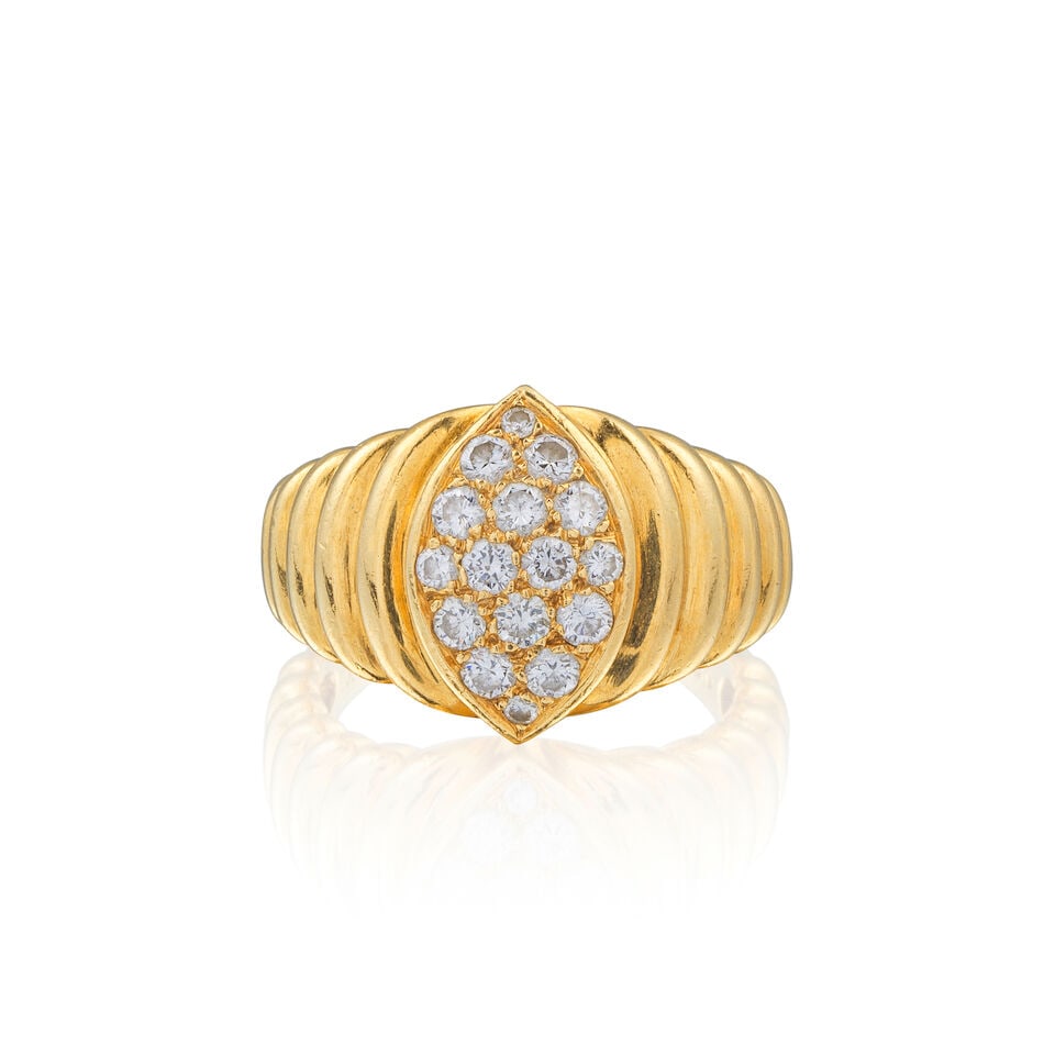 PERY & FILS FOR VAN CLEEF & ARPELS: DIAMOND RING PERY & FILS POUR VAN CLEEF & ARPELS: BAGUE DIAM... - 3