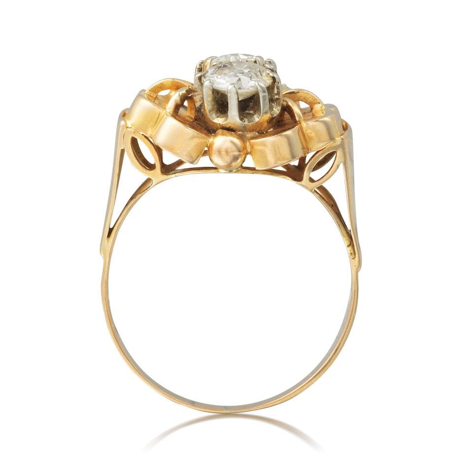 DIAMOND RING BAGUE DIAMANTS - 2