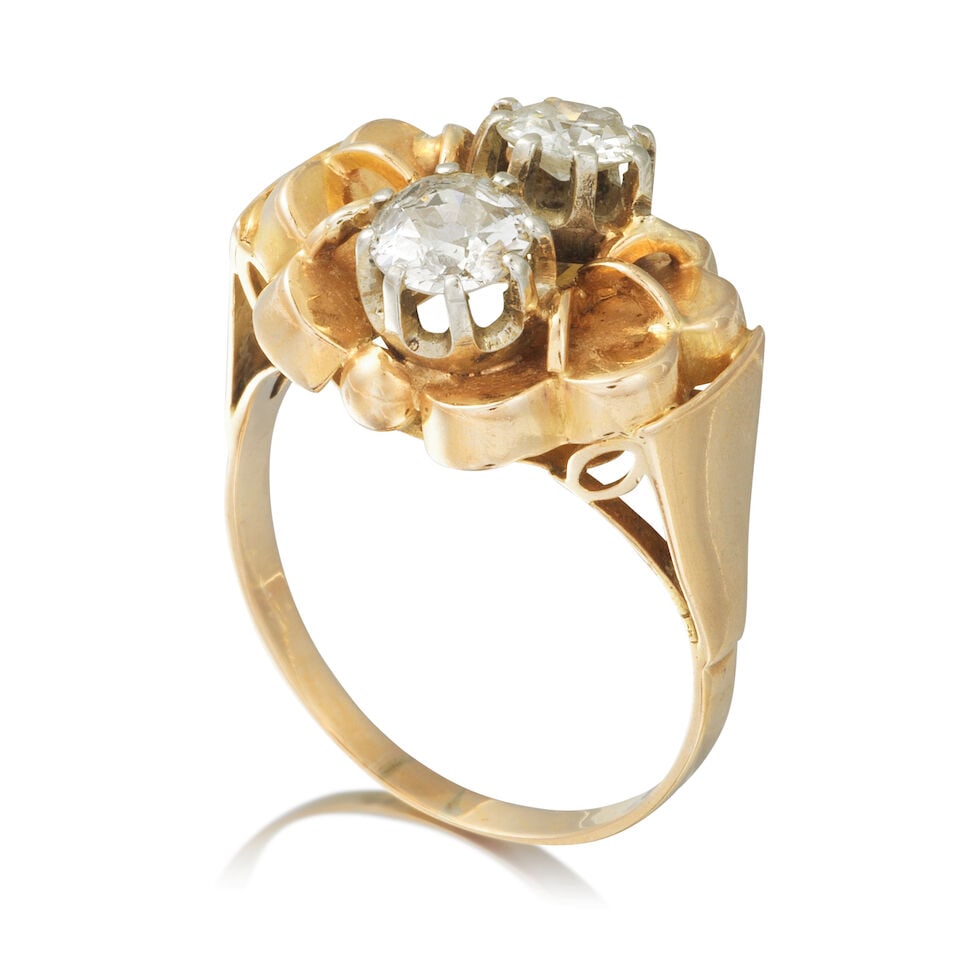 DIAMOND RING BAGUE DIAMANTS - 3