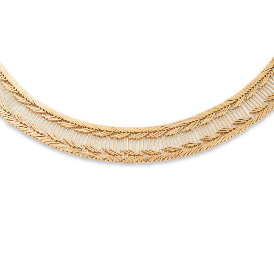 GOLD NECKLACE COLLIER EN OR - 2