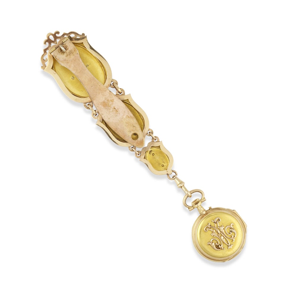 GOLD AND SILVER CHATELAINE CHATELAINE EN OR ET ARGENT - 2