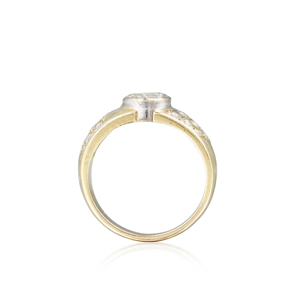 DIAMOND RING BAGUE DIAMANTS - 2