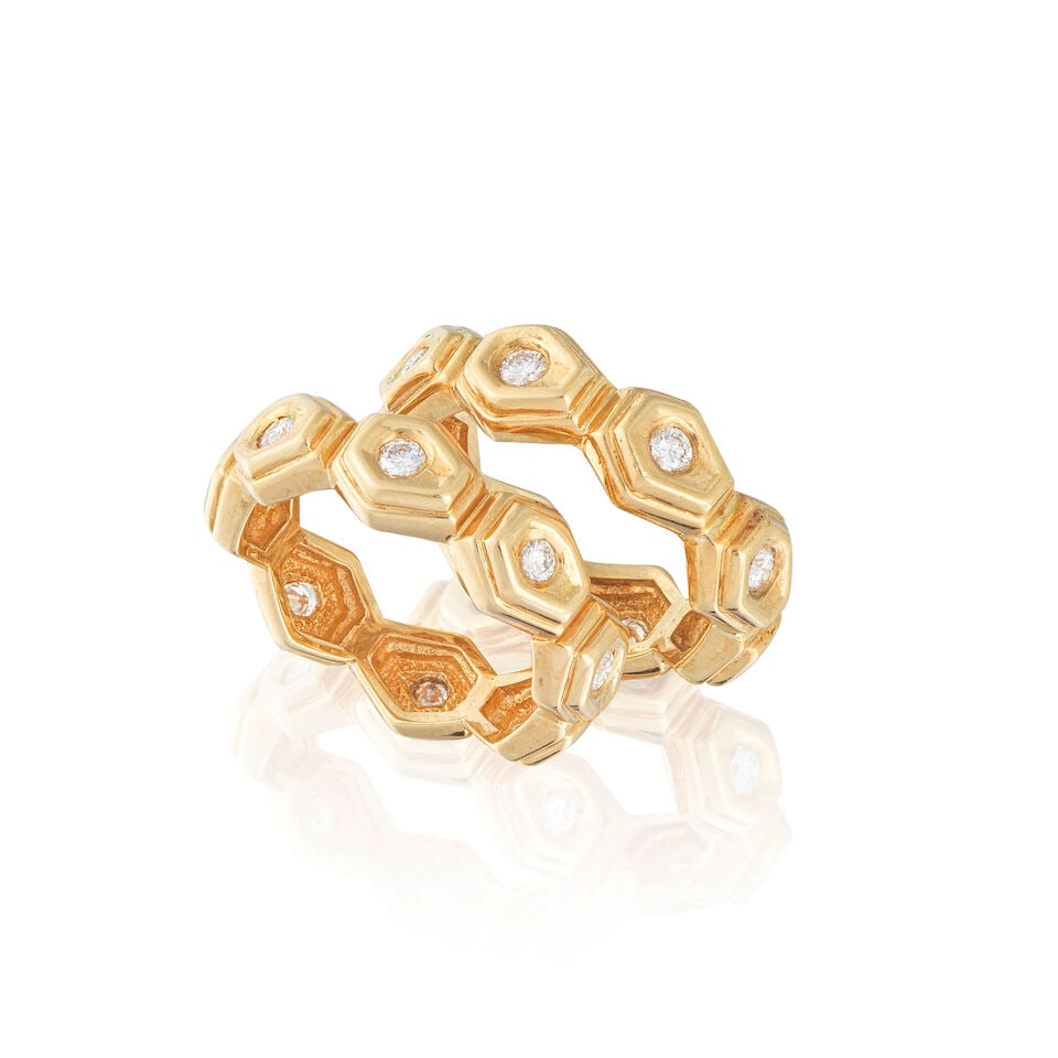 PERY & FILS: TWO DIAMOND RINGS PERY & FILS: DEUX BAGUES DIAMANTS (1 of 2)