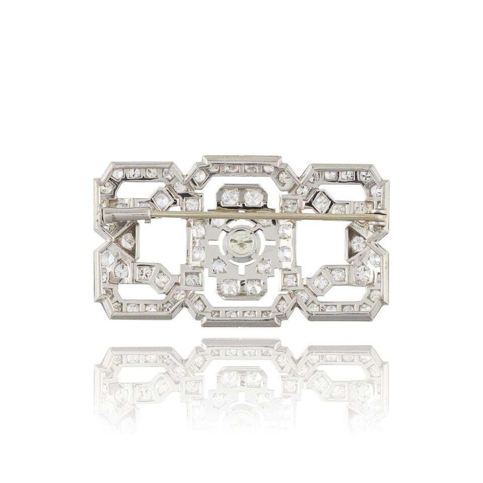 DIAMOND BROOCH BROCHE DIAMANTS - 2
