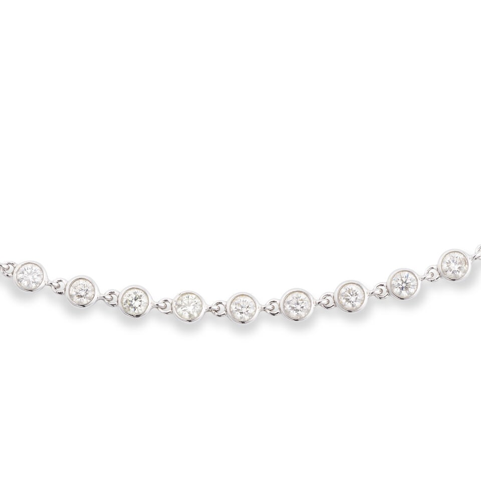 DIAMOND NECKLACE COLLIER DIAMANTS - 2