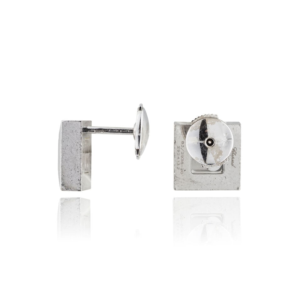 CHOPARD: 'HAPPY DIAMOND' DIAMOND EARRINGS CHOPARD: BOUCLES D'OREILLES DIAMANTS 'HAPPY DIAMOND' - 2