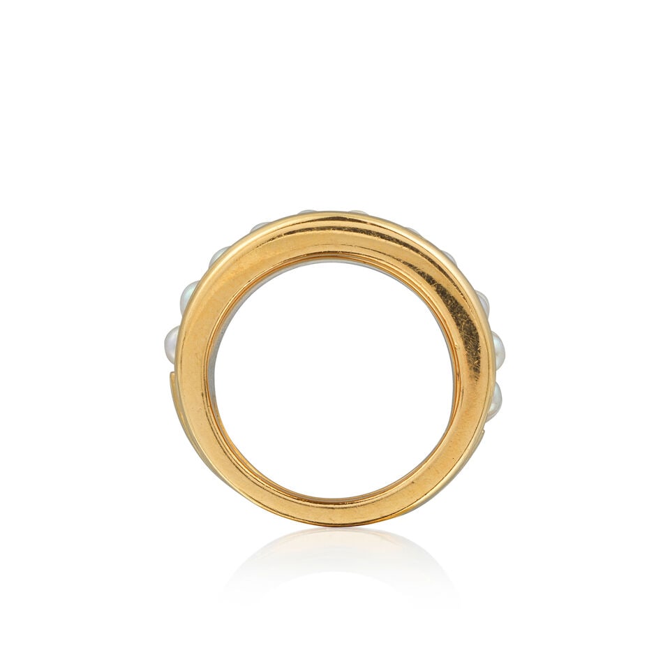OJ PERRIN: PEARL RING OJ PERRIN: BAGUE PERLES - 2