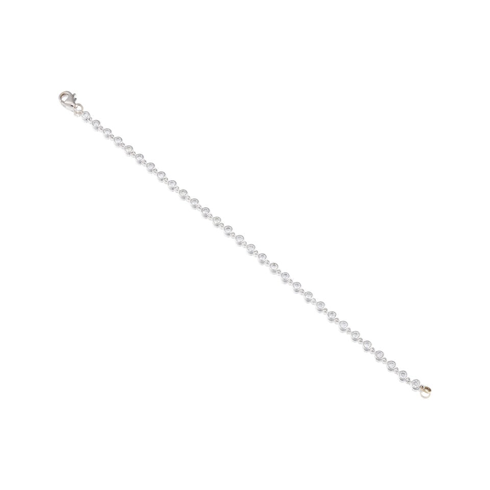 DIAMOND BRACELET BRACELET DIAMANTS: DIAMOND BRACELET BRACELET DIAMANTS • French assay mark for 18 carat white gold (750 ‰) ​ • Brilliant-cut diamonds weighing approximately 1.80 ct total ​ • Length 17