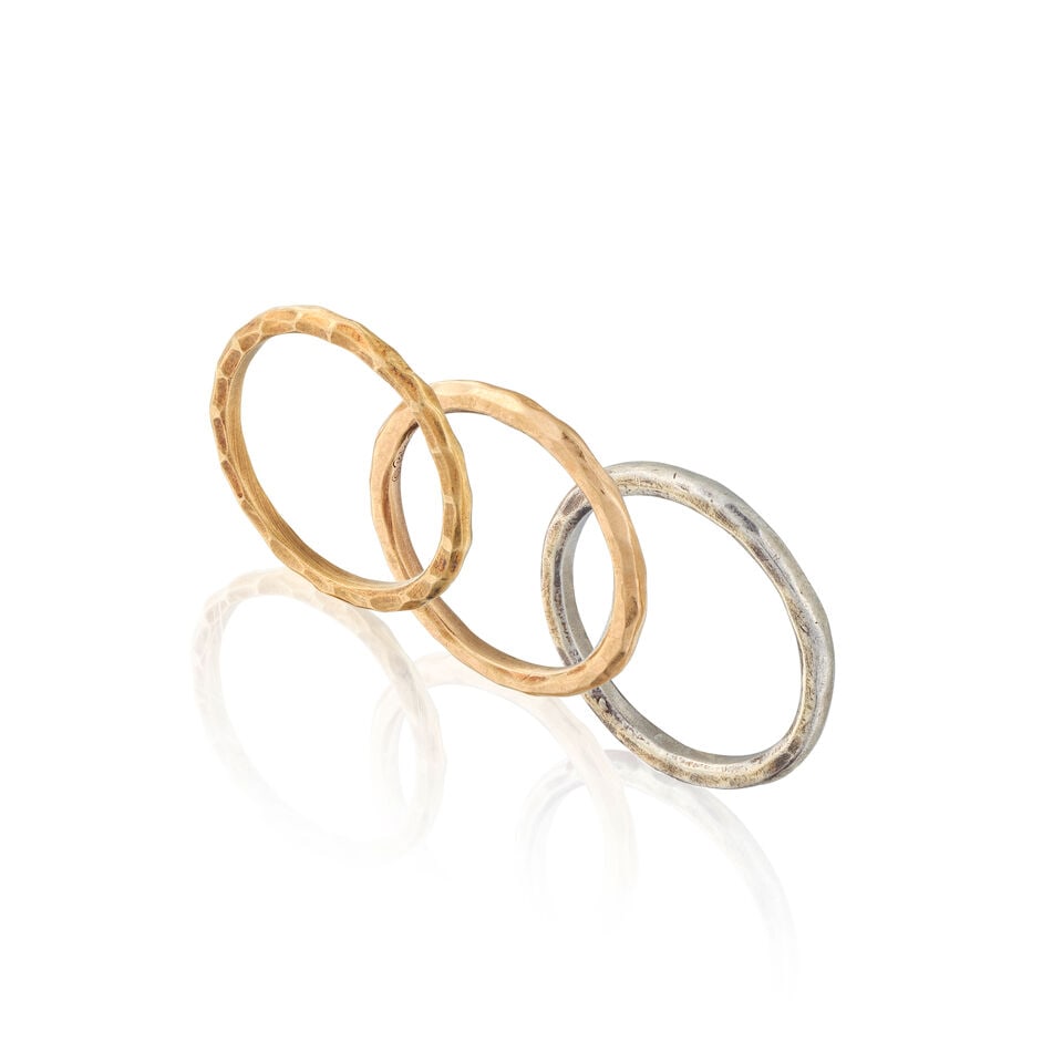 PALOMA PICASSO FOR TIFFANY: THREE GOLD RINGS PALOMA PICASSO POUR TIFFANY: TROIS BAGUES EN OR - 2
