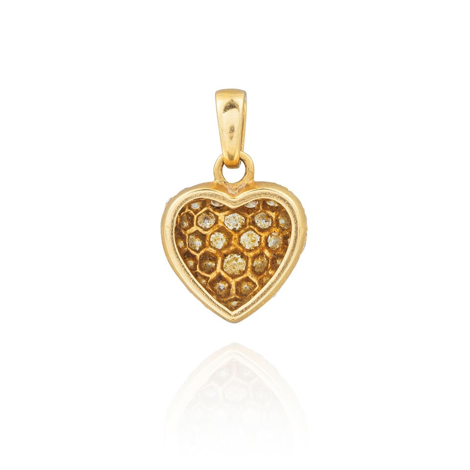 CARTIER: 'HEART' DIAMOND PENDANT CARTIER: PENDENTIF 'COEUR' DIAMANTS - 2