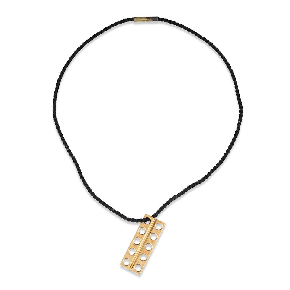 MAUBOUSSIN: GOLD AND VERMEIL NECKLACE MAUBOUSSIN: COLLIER EN OR ET VERMEIL (1 of 2)
