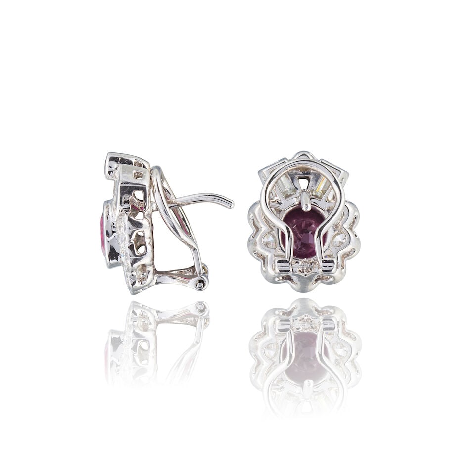 RUBY AND DIAMOND DEMI PARURE DEMI-PARURE RUBIS ET DIAMANTS - 3