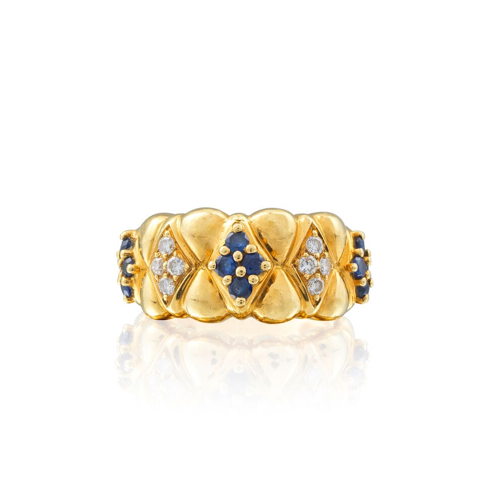 MAUBOUSSIN: SAPPHIRE AND DIAMOND RING MAUBOUSSIN: BAGUE SAPHIRS ET DIAMANTS - 3