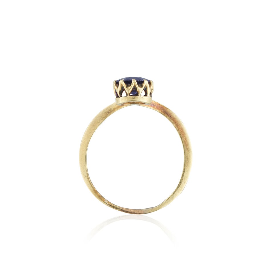 SAPPHIRE RING BAGUE SAPHIR - 2