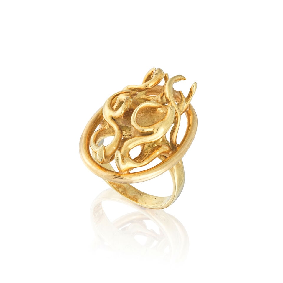 GOLD RING BAGUE EN OR (1 of 2)
