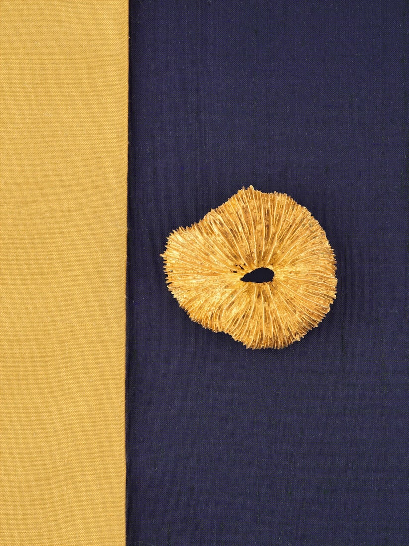GOLD CLIP BROOCH BROCHE CLIP EN OR - 2