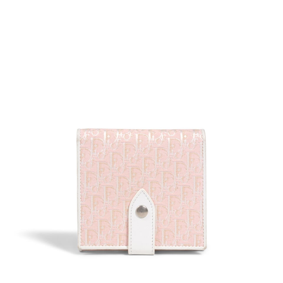 CHRISTIAN DIOR: PINK DIORISSMO LOGO WALLET Spring 2004 | John Galliano - 3