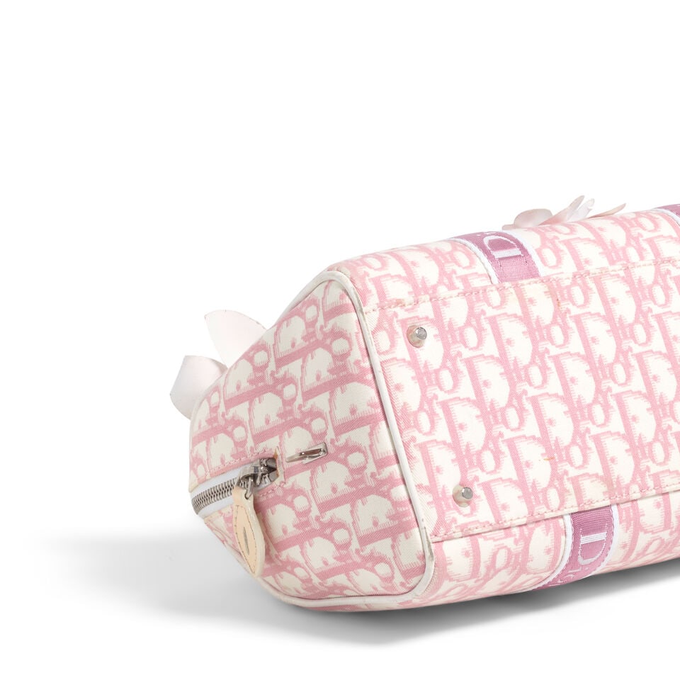 CHRISTIAN DIOR: PINK DIORISSIMO GIRLY BOSTON BAG WITH ACCESSORIES 2003 | John Galliano - 2