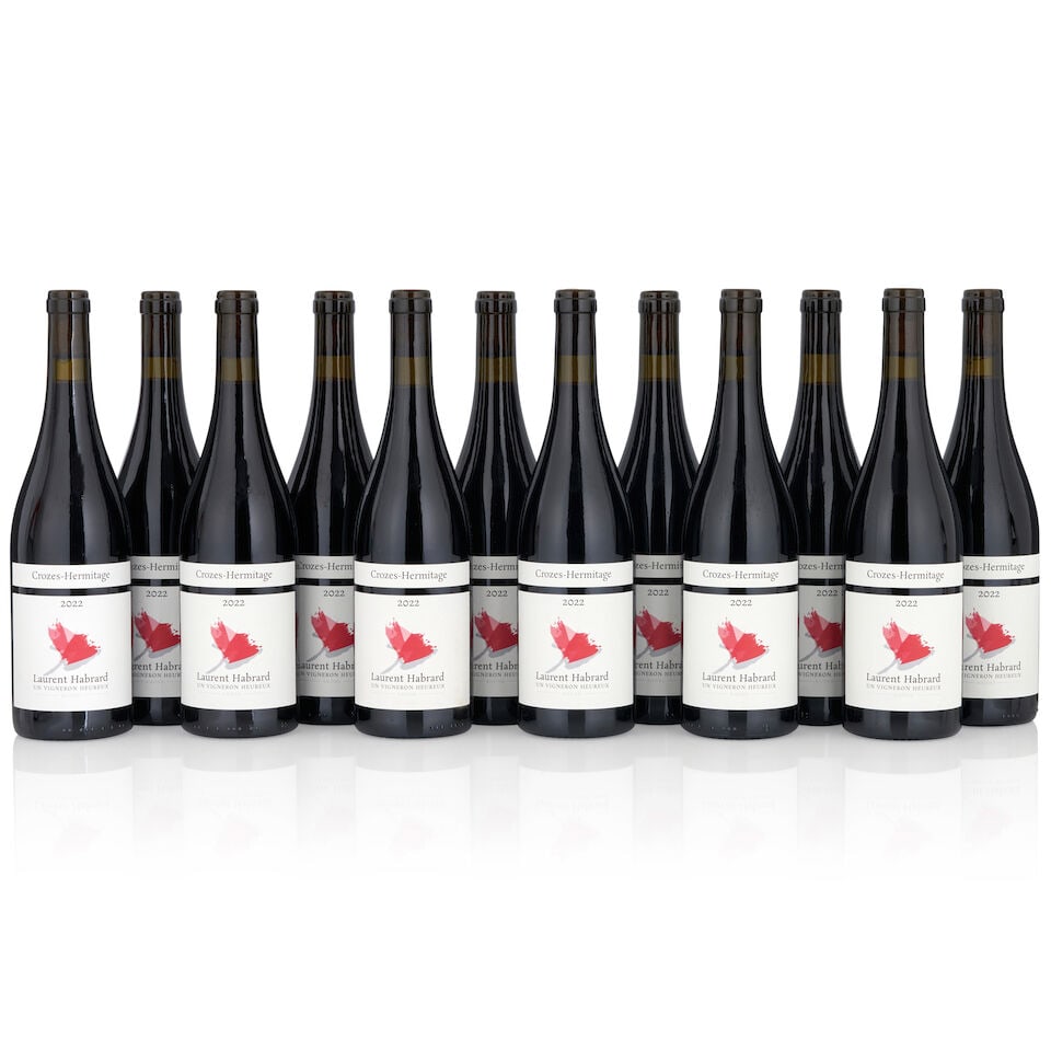 Domaine Laurent Habrard, Grande Classique Crozes Hermitage, 2022 (12 bottles, 750ml): Domaine Laurent Habrard, Grande Classique Crozes Hermitage, 2022 (12 bottles, 750ml) Region: Northern Rhone Packaging: original case This lot is subject to the following lot symbols: • •