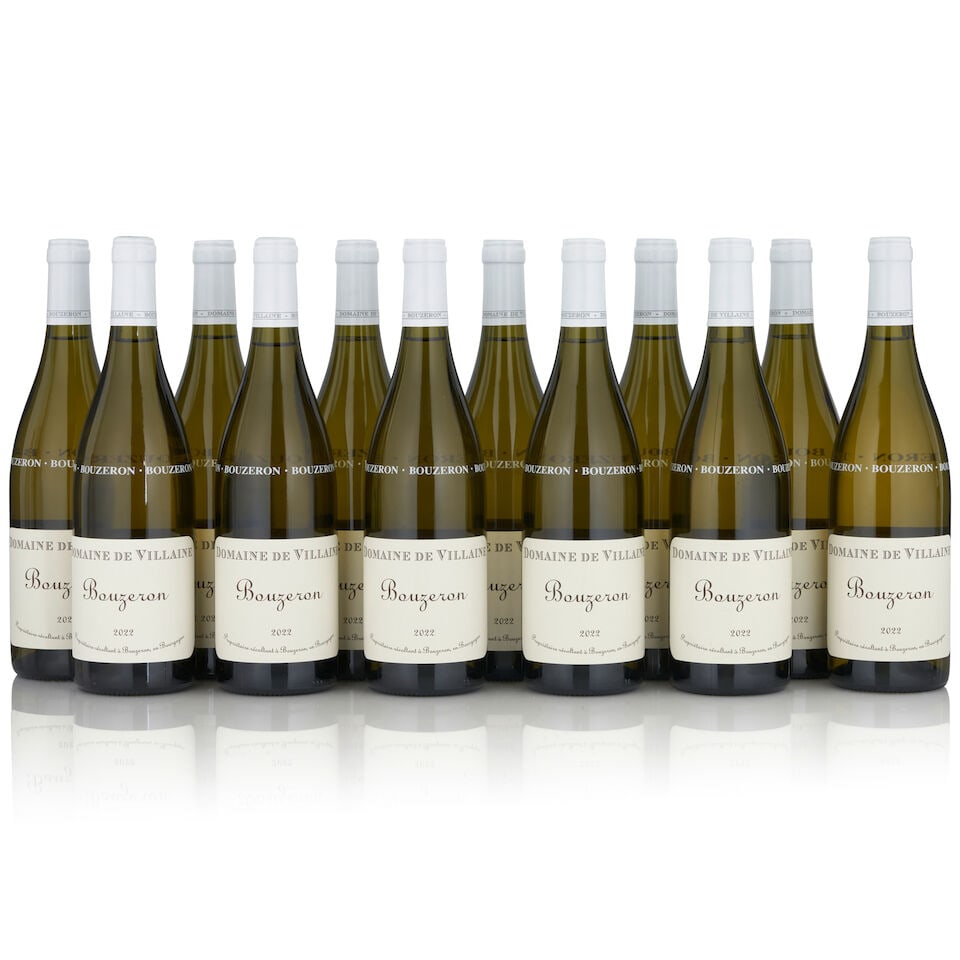 A. & P. de Villaine, Bouzeron, 2022 (12 bottles, 750ml): A. & P. de Villaine, Bouzeron, 2022 (12 bottles, 750ml) Region: Cote Chalonnaise Packaging: two individual six-pack original cases Footnotes: Burgundy This lot is subject to the following lot symbols: